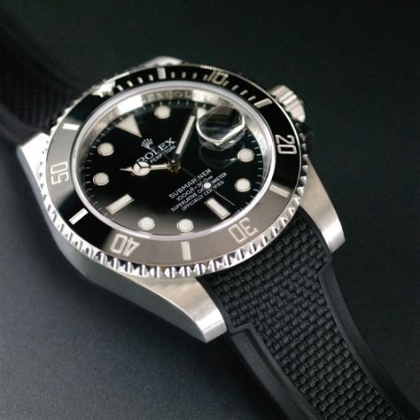 band submariner rolex|rolex submariner with rubber strap.